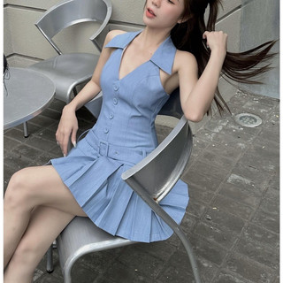 Pass đầm jeans đậm mặc 1 lần