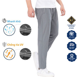 Quần Dài Nam Thể Thao JK-Store Chất Vải Gió Cao Cấp,Ống Suông,Khỏe Khoắn, Cạp Chun, Vận Động Thoải Mái JK-03