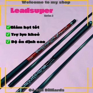 Cơ bida lỗ Leadsuper series 2 ngọn full carbon