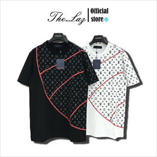 Áo Thun Nam LV phối màu Monogam kết hợp thời thượng Vải Cotton 100% The.laz