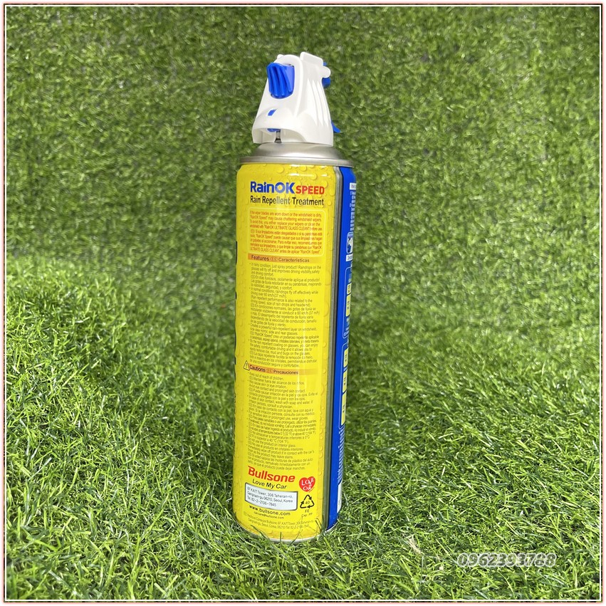 Chai xịt chống bám nước kính xe ô tô khi đi mưa RainOk Spray Hàn Quốc Bullsone