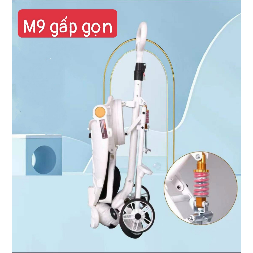 Xe đẩy gấp gọn thông minh V3, M8, M9
