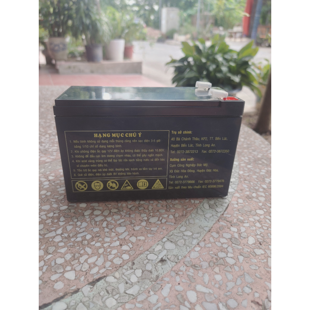 Ắc quy Long 12V 9Ah WP1236W