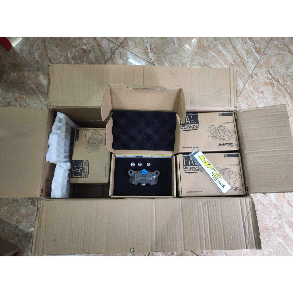 HEO MFZ BILLET 2 PIS ĐỐI XỨNG XÁM XI MĂNG/BẠC/VÀNG TITAN