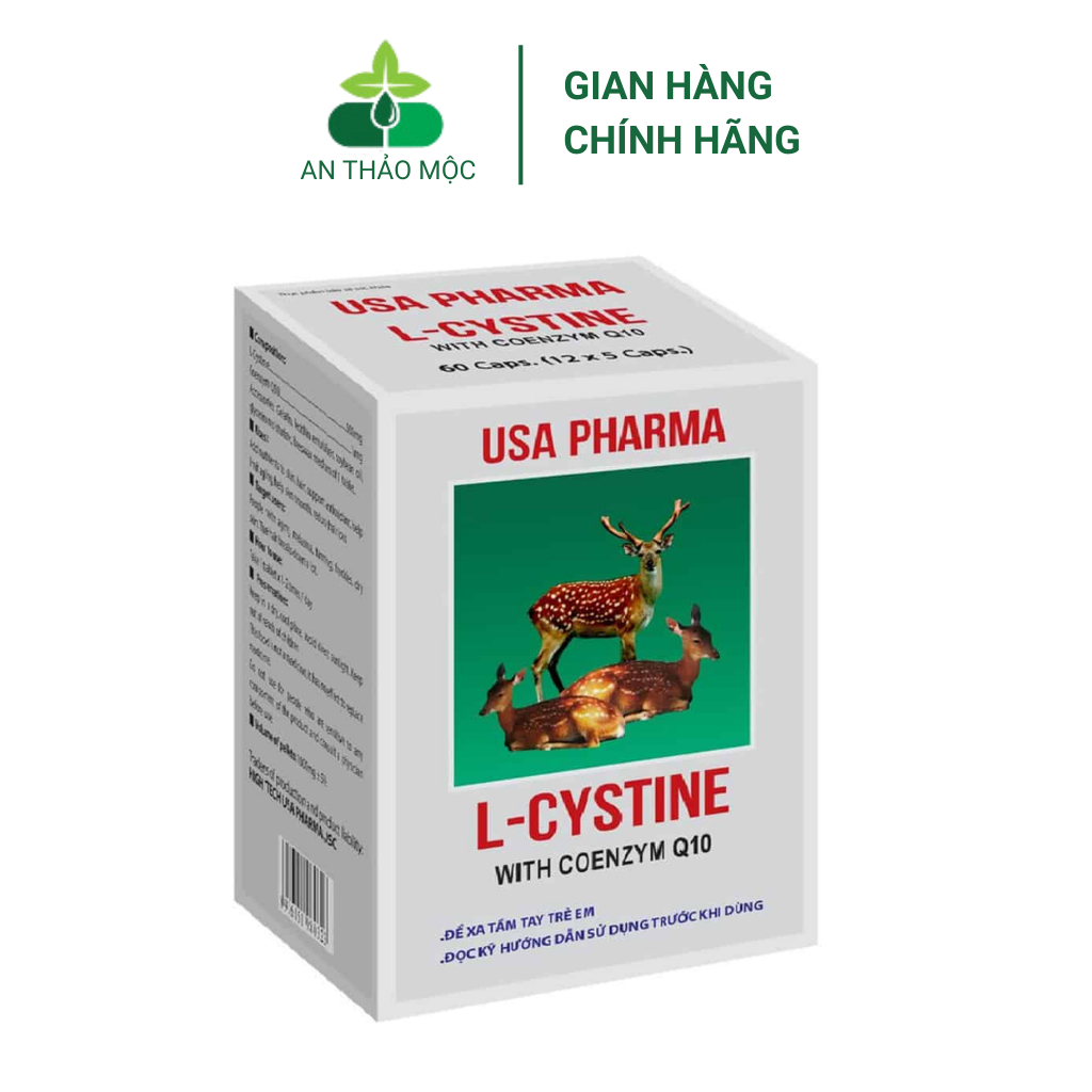 Viên Uống L-Cystine Giúp Bổ Sung Tổng Hợp Cải Thiện Tình Trạng Và Làm Đẹp Tóc, Móng, Da Tốt Hơn Hộp 60 Viên