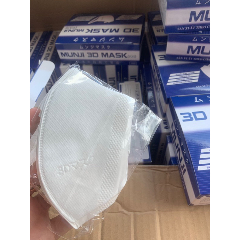 Khẩu Trang 3D MUNJI  dễ thở , Đáng yêu