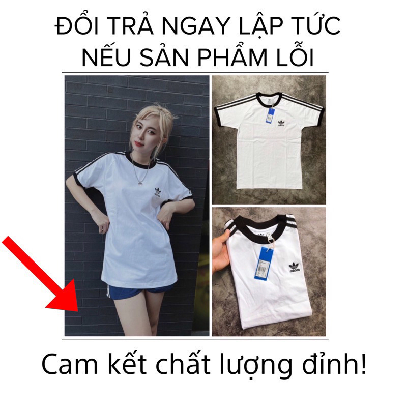 Áo thun baby tee ADIDAS chính hãng cao cấp, logo thêu, áo nỉ nam nữ hàn quốc xuất xịn