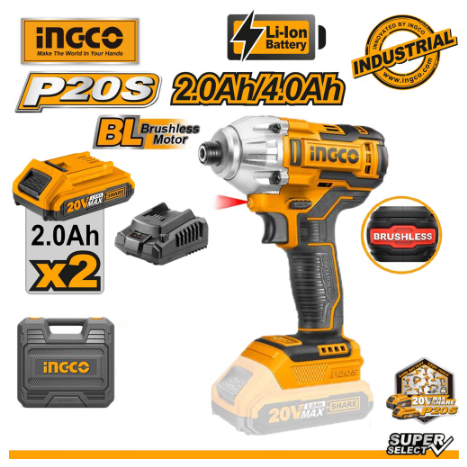 Máy siết vít, máy vặn vít, tháo vít INGCO CIRLI2017 dùng pin Lithium 20V