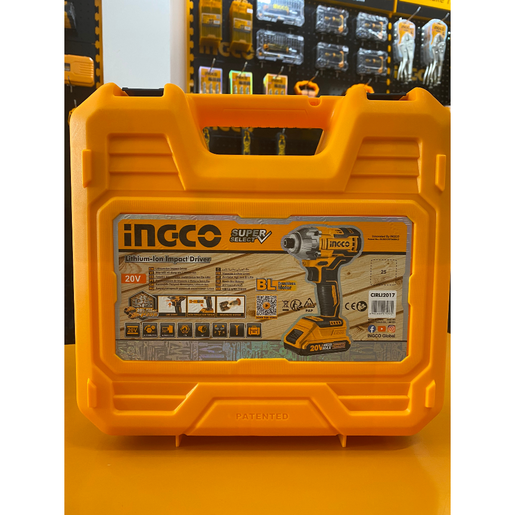 Máy siết vít, máy vặn vít, tháo vít INGCO CIRLI2017 dùng pin Lithium 20V