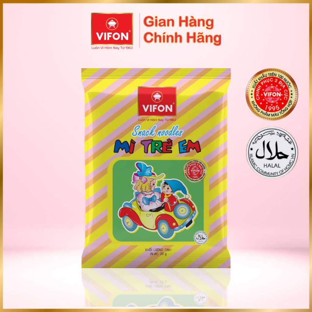 Thùng 200 gói Mì Trẻ Em VIFON 20g / Gói