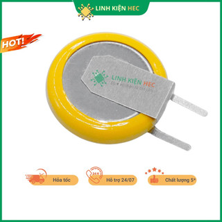 Pin CR1220 hàn mạch chân đứng chất lượng cao linh kiện hec.
