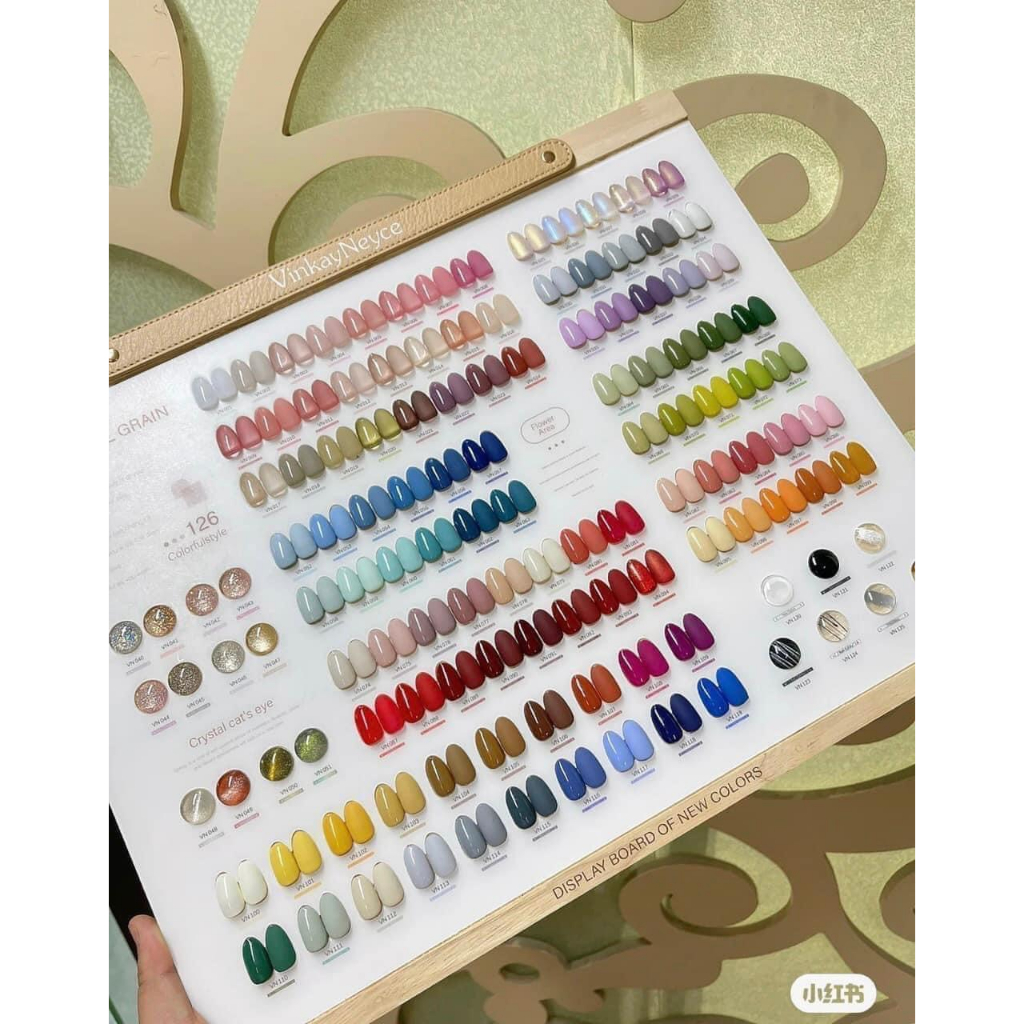 Set sơn gel 126 màu VinkayNeyce chính hãng - Bộ sơn gel 126 tone màu hàn quốc