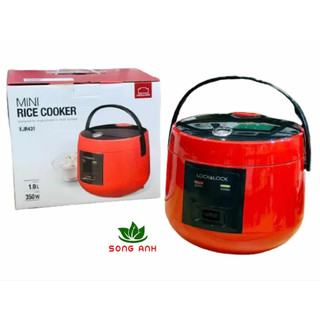 Lock&Lock nồi cơm điện cơ mini EJR431 dung tích 1L- 350W nhỏ xinh phù hợp cho gia đình ít người, chính hãng BH 12 tháng