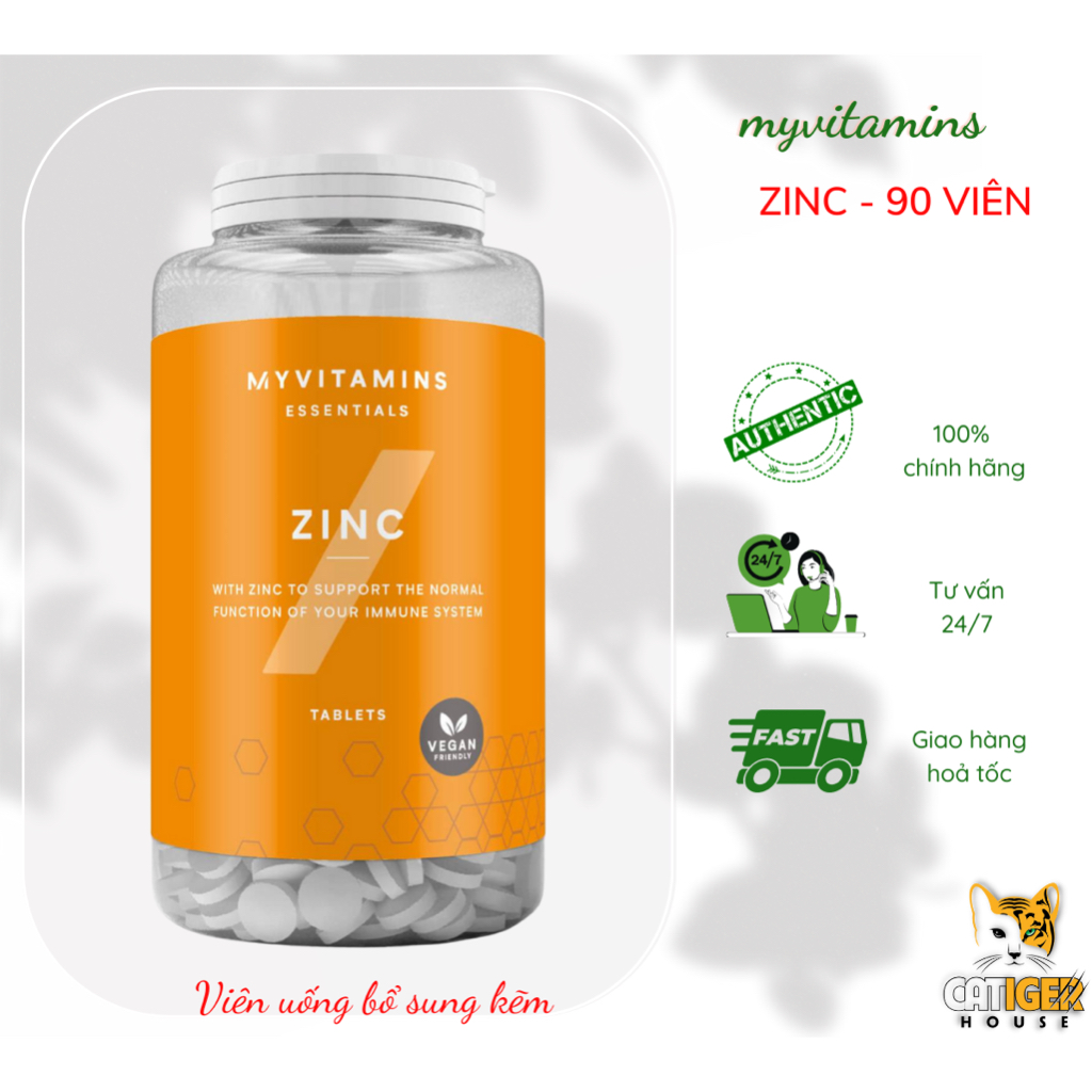 Viên uống bổ sung kẽm - MyVitamins Zinc - 90 viên date 2025