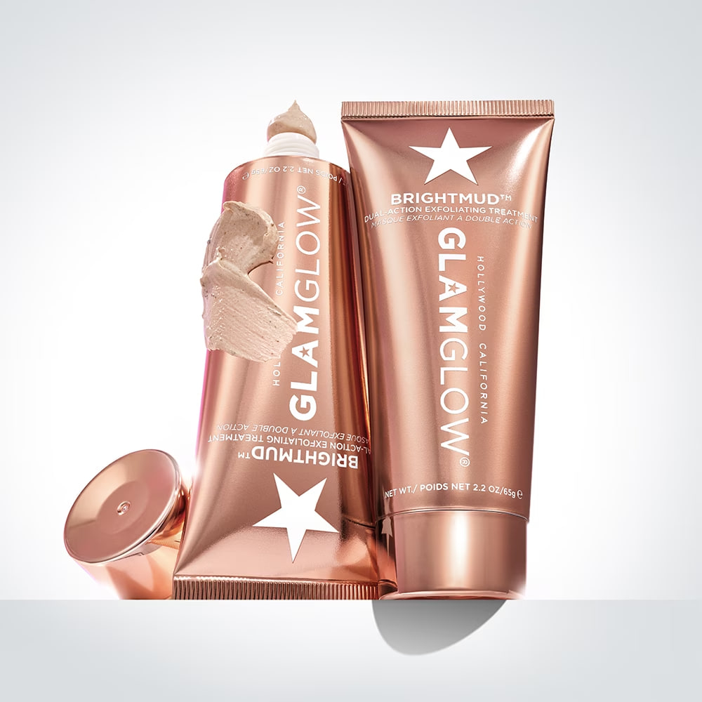 GLAMGLOW mặt nạ mask $30 sáng da + tẩy da chết BRIGHTMUD™ DUAL-ACTION EXFOLIATING TREATMENT