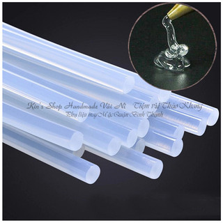 🌟keo nến nhỏ - keo silicon hàng chất lượng dán vật dụng làm đồ handmade dùng chung với súng bắn keo hoặc đốt bằng lửa