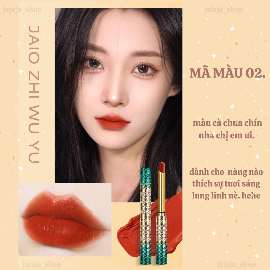 Son lì,WU YU,son kem lì,son thỏi lì,son bóng lì,son môi lì,son lì không trôi,son 2 đầu,son gấu,son không chì,mềm,mịn.