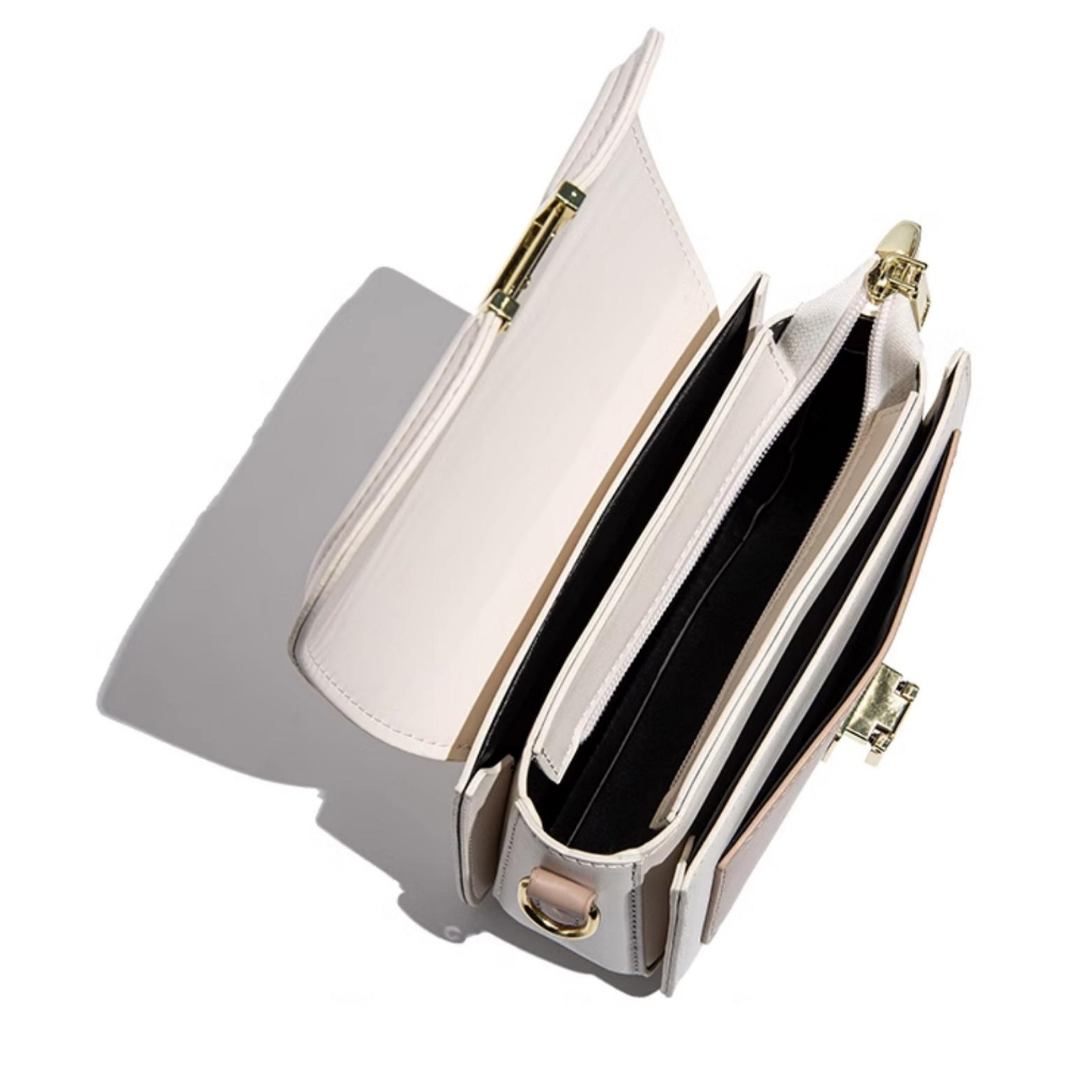 Túi xách nữ đeo vai GIRYA M12 - Túi xách nữ nhỏ thiết kế kiểu Pháp mẫu mới 2023, túi xách messenger nhiều ngăn size 19cm