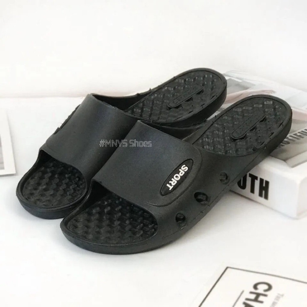 DÉP NHỰA NAM MASAGE (ĐEN) ĐI TRONG NHÀ/ NHÀ TẮM/ ĐI MƯA D197
