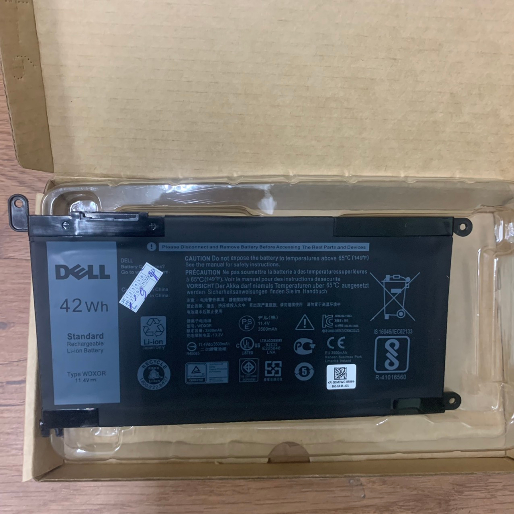 Pin laptop Dell Inspiron 15 5565 5567 5568 5570 5579 7550 7560 42Wh WDX0R ZIN