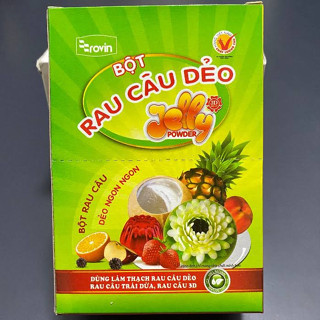   Hàng chính hãng  Bột Rau Câu Dẻo Hoàng Yến   12 gói   hộp  