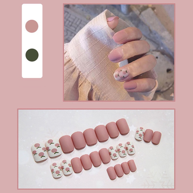 Bộ 24 Móng Tay Giả Chống Thấm Nước