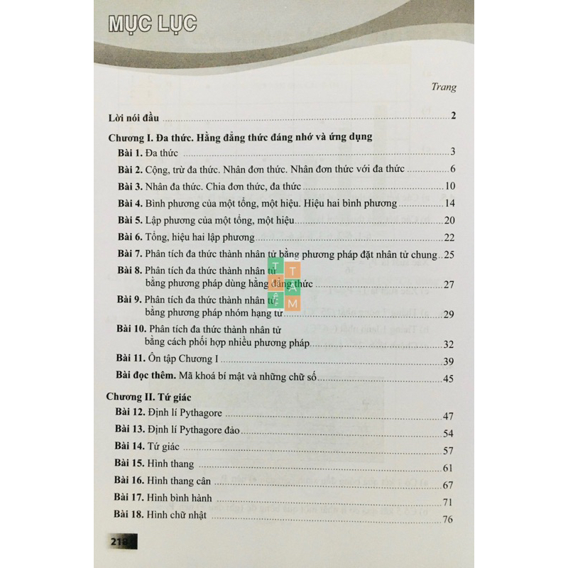 Sách - Toán cơ bản và nâng cao 8