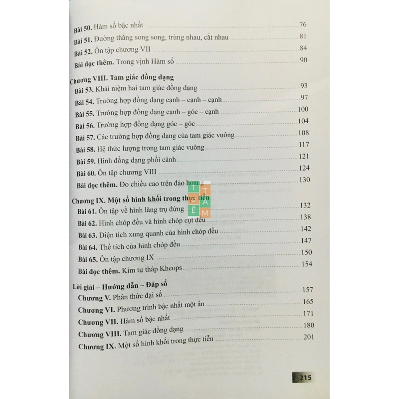 Sách - Toán cơ bản và nâng cao 8