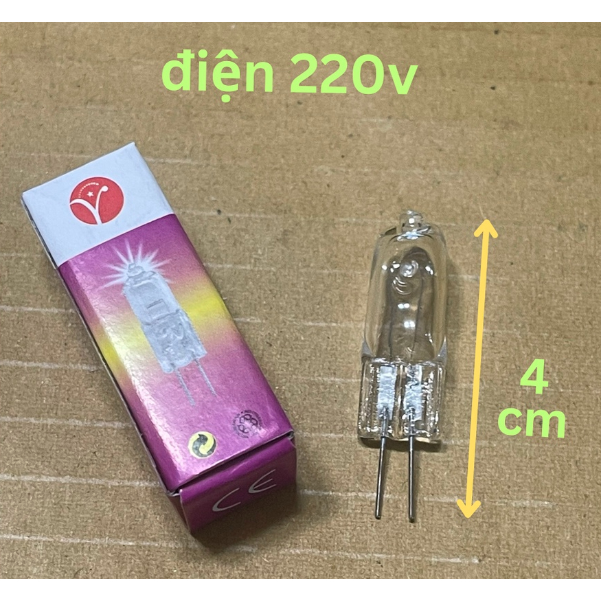 Bóng halogen 220V dùng cho đèn xông tinh dầu công suất 35W - 50W