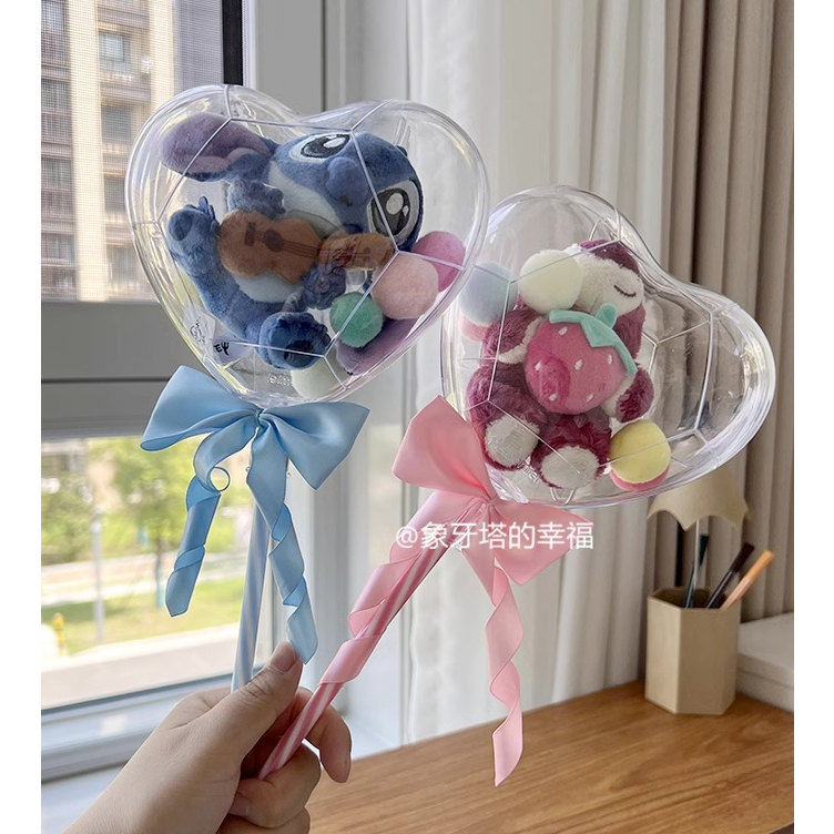 Bông hoa Gấu dâu Lotso / Stitch mẫu mới siêu cưnggg