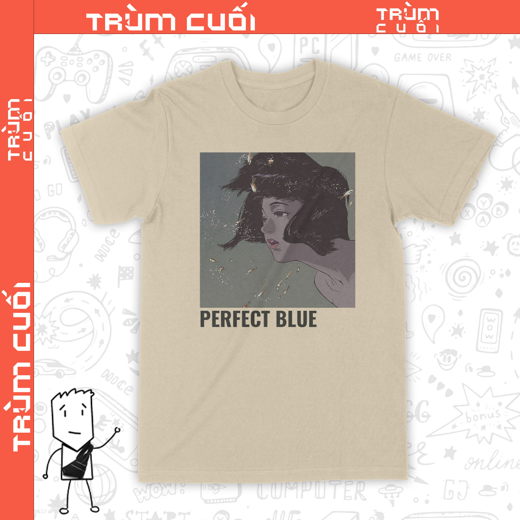 Áo thun Perfect Blue, Trùm Cuối Anime, Unisex Cotton 100% 6 màu nam nữ 0338