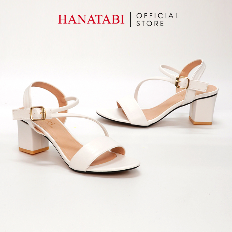 Sandal Nữ Hanatabi Quai Chéo Gót Cao 5cm Hậu C Đế TA Cao Cấp Chống Trơn Trượt Mã HNSDG5F891