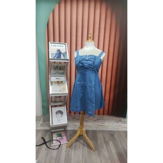 BIGSIZE Đầm jean nơ D113A