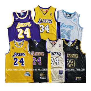 Áo bóng rổ Nba Jersey Lakers hiphop kpop Thun ba lỗ unisex nam nữ big over size thể thao gym Áo bóng chày