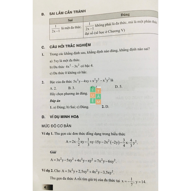 Sách - Toán cơ bản và nâng cao 8