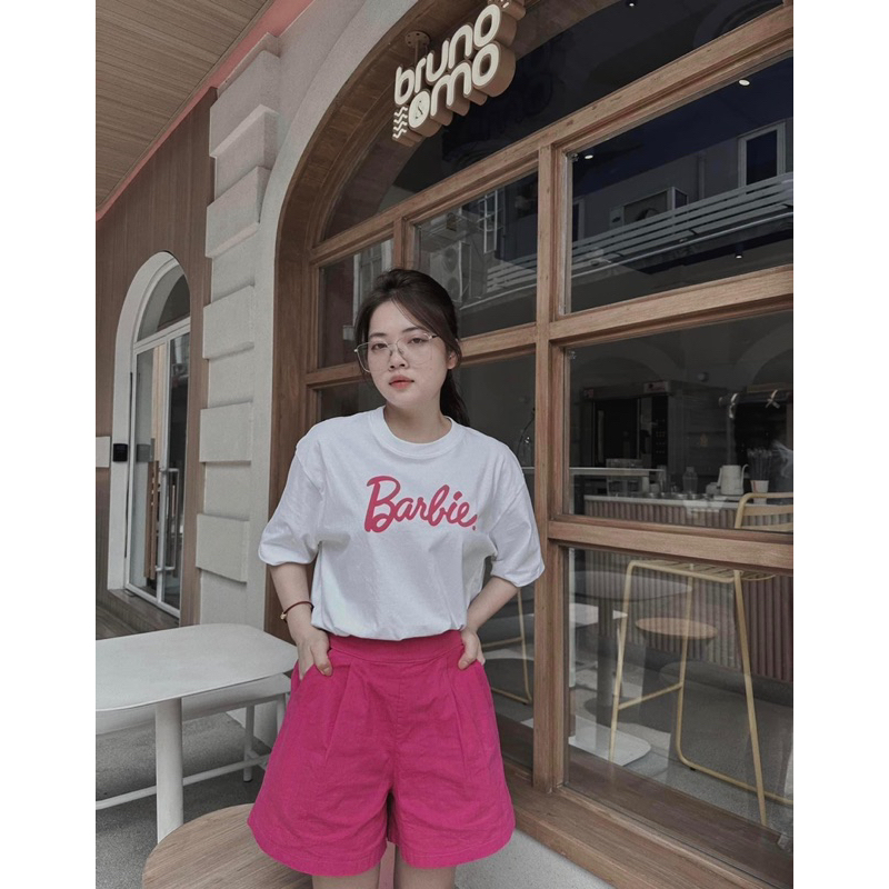 Áo Thun Oversize Chữ Barbie Hàng Thái Lan
