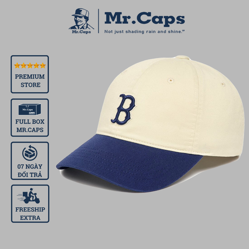 Nón lưỡi trai Boston - Mũ trơn kết phong cách thời trang xuất khẩu cao cấp phom unisex dành cho cả nam và nữ Mrcaps