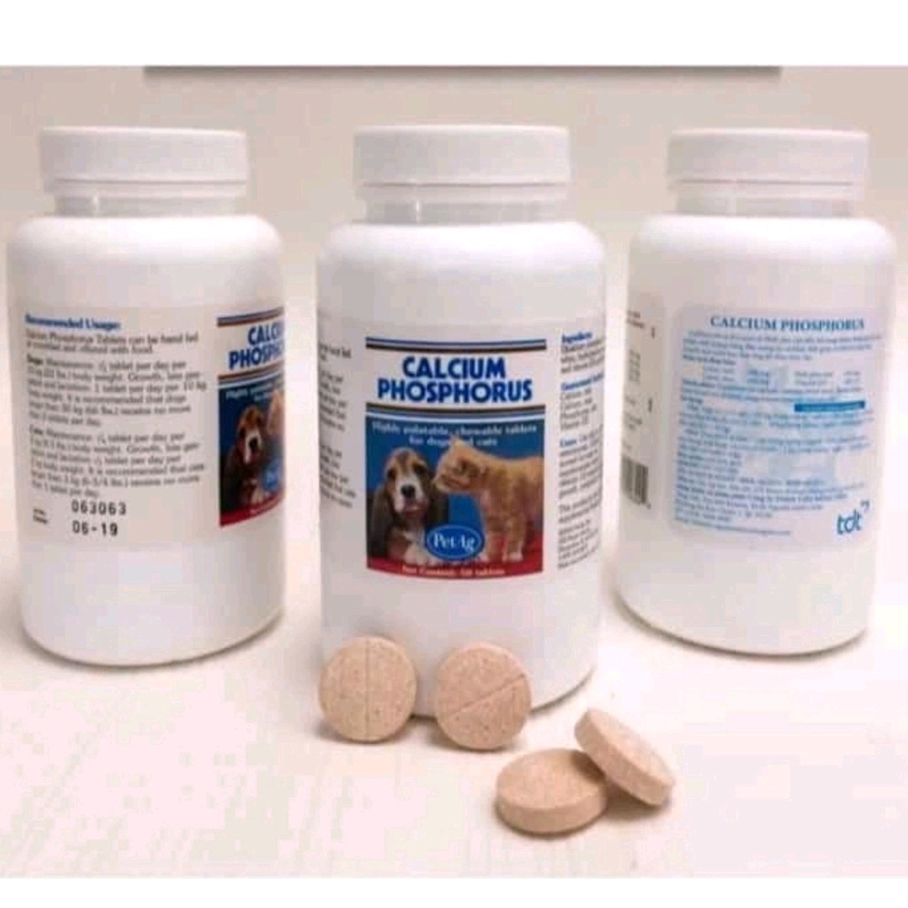 Canxi phốt pho cho chó mèo  - Calcium phosphorus chắc khỏe xương, chó mèo bầu chó con ngăn ngừa hạ bàn hạ bàn