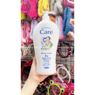 Sữa tắm shower cream giúp da  trắng sáng mềm mịn 1200ml ( tặng thêm bông tắm)