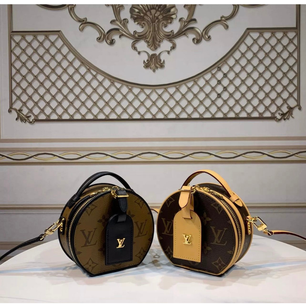 Túi Xách Lou.it Vui.ton Boite Size 12cm Đen, Nâu