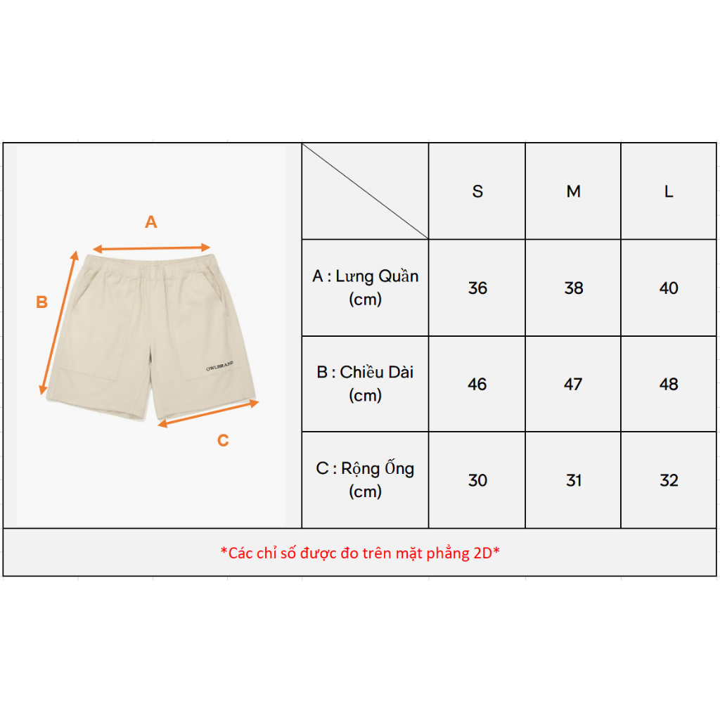 Quần short Owlbrand kaki/Tan