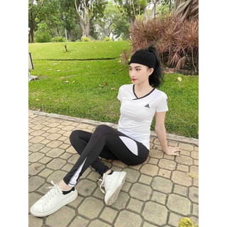 Quần dài thể thao legging nữ thun co giãn
