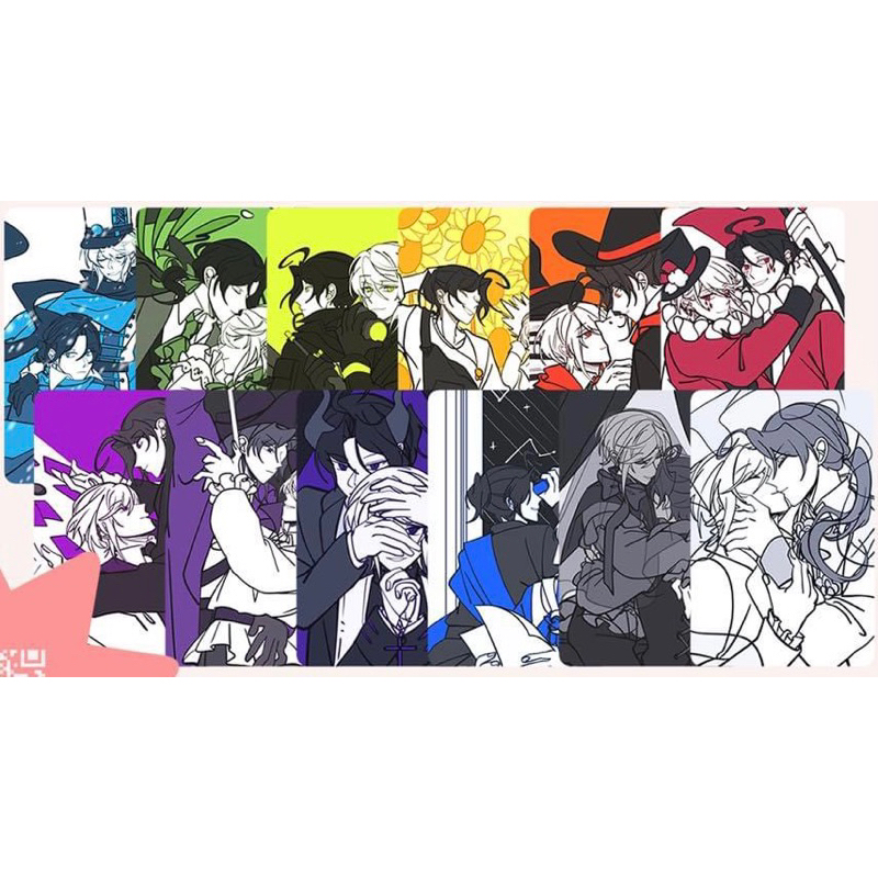 Card bo góc gacha SherLiam 12Colors Moriarty the Patriot