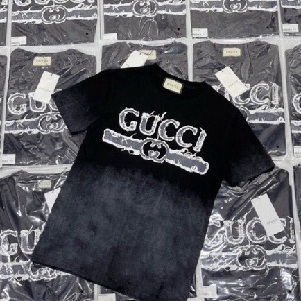 Áo Đôi Guc.cj Loang Unisex phom rộng dễ phối đồ HOT 2023!