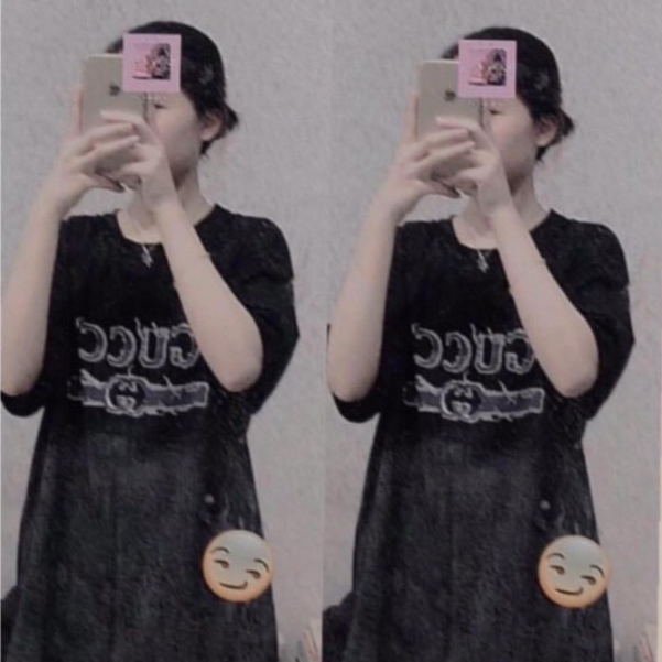 Áo Đôi Guc.cj Loang Unisex phom rộng dễ phối đồ HOT 2023!