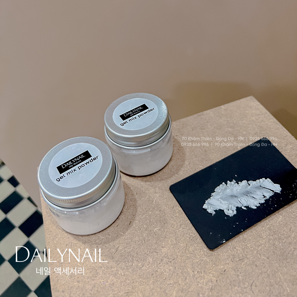 Bột mix Gel hũ chiết bé tạo Charm, vẽ nổi