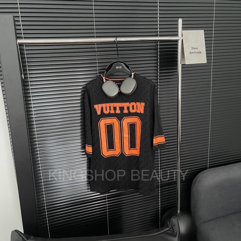 Áo Phông Bóng Chày Viền Cam L1