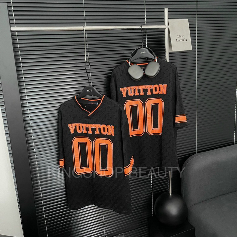 Áo Phông Bóng Chày Viền Cam L1