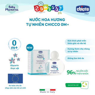 Nước hoa CHICCO an toàn cho bé sơ sinh 100ML