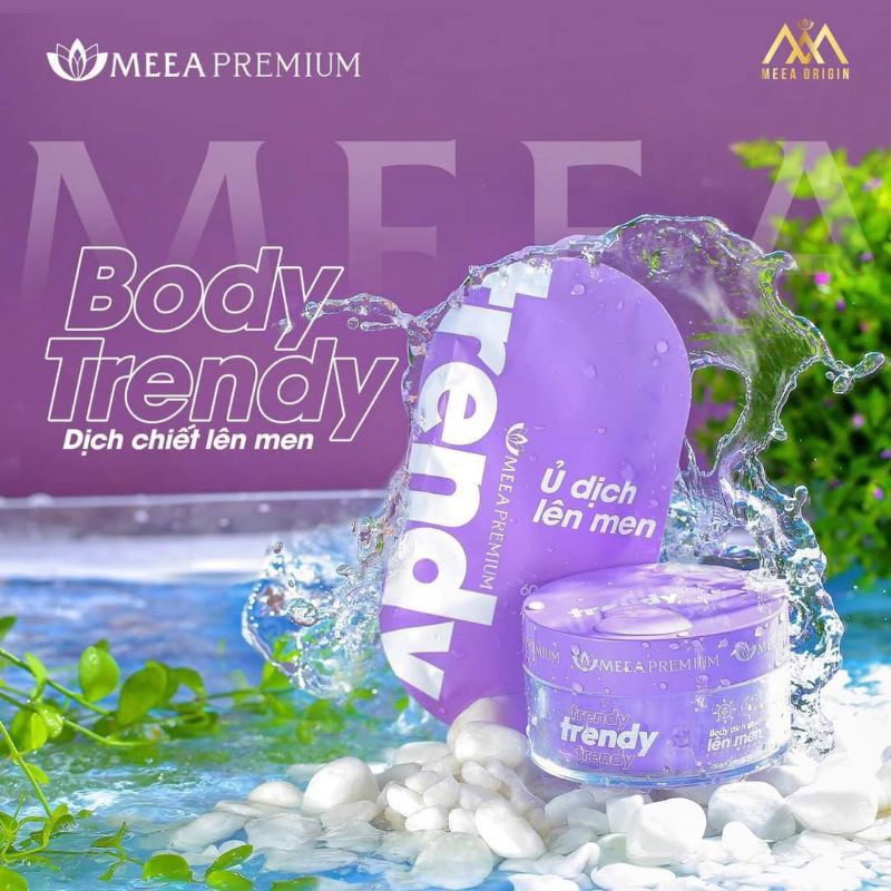 KEM BODY TRENDY DỊCH CHIẾT LÊN MEN MEEA PREMIUM